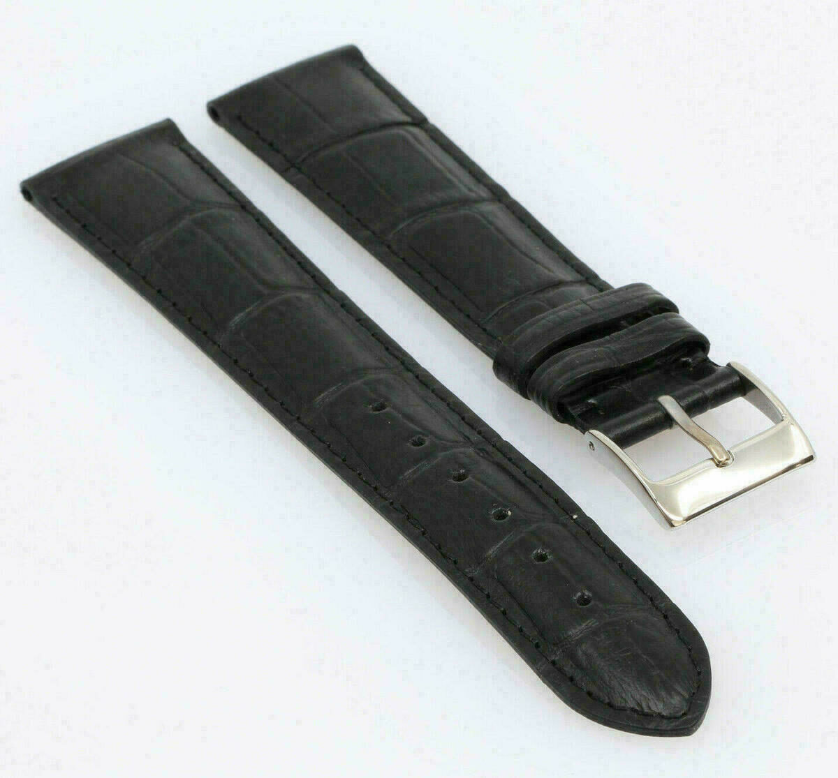 Correa de reloj de piel auténtica 125/85 mm 20 mm NUEVA
