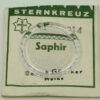 Verre plastique Sternkreuz CP imitation saphir plat