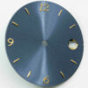 Zifferblatt ETA 2824-2 Blau mit Sonnenschliff