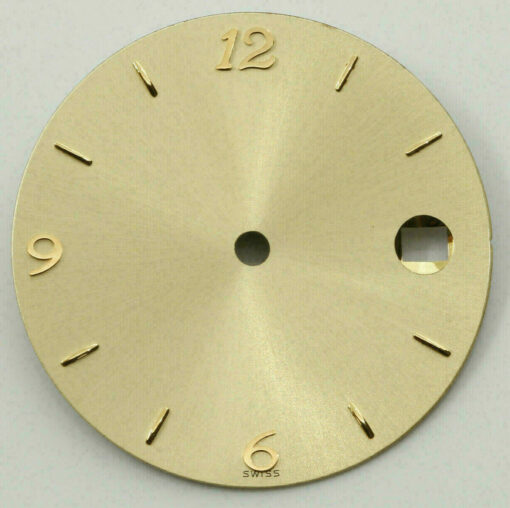 Zifferblatt Eta 2824-2 Ø 28.55mm Cadran Dial ETA 2824-2 3H Ziffernblatt Gold