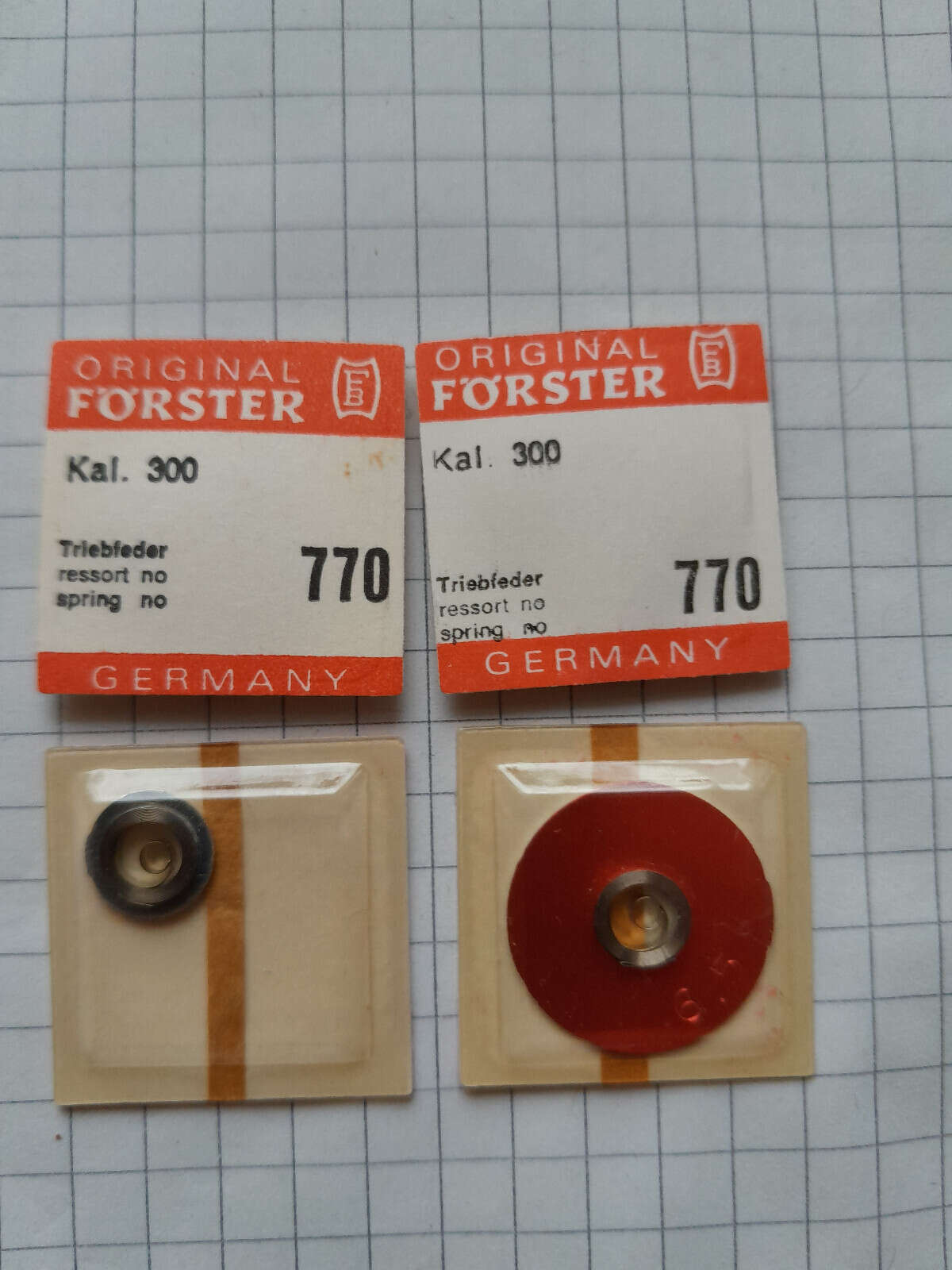 AUFZUGFEDER, Aufzugsfeder Förster 200, Förster 300, Förster 400 Zugfeder – Bild 2