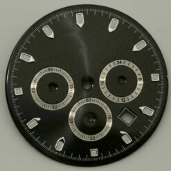 Cadran Miyota OS20 OS25 noir de style chronomètre pour mouvement OS 25 / OS 20 – Ø 32,15 mm – image 2