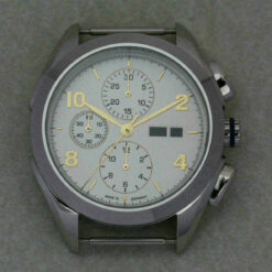 Cadran ETA Valjoux 7750 blanc-or et jeu d’aiguilles pour chronographe, or – neuf – image 3