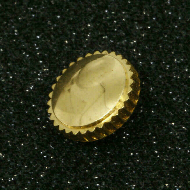 Krone Aufzugskrone ohne Dichtung vergoldet Armbanduhren 3,6 - 6,4mm watch crown – Bild 2