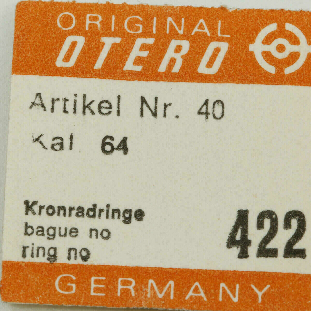 OTERO 44 PART 422 Kronradringe Crown wheel ring 48 64 162 70 162 237 334 740 146 – Bild 6