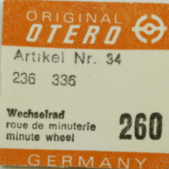OTERO 46 PART 260 Wechselrad Minute wheel OTERO 62 64 162 70 72 742 236 796 846 – Bild 10