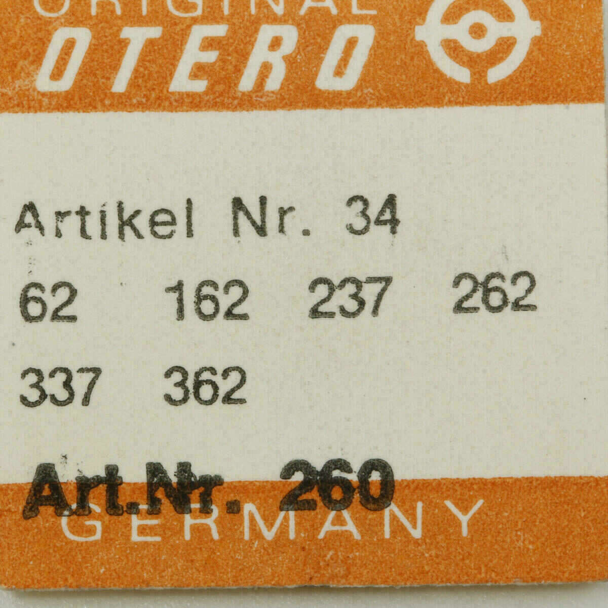 OTERO 46 PART 260 Wechselrad Minute wheel OTERO 62 64 162 70 72 742 236 796 846 – Bild 4
