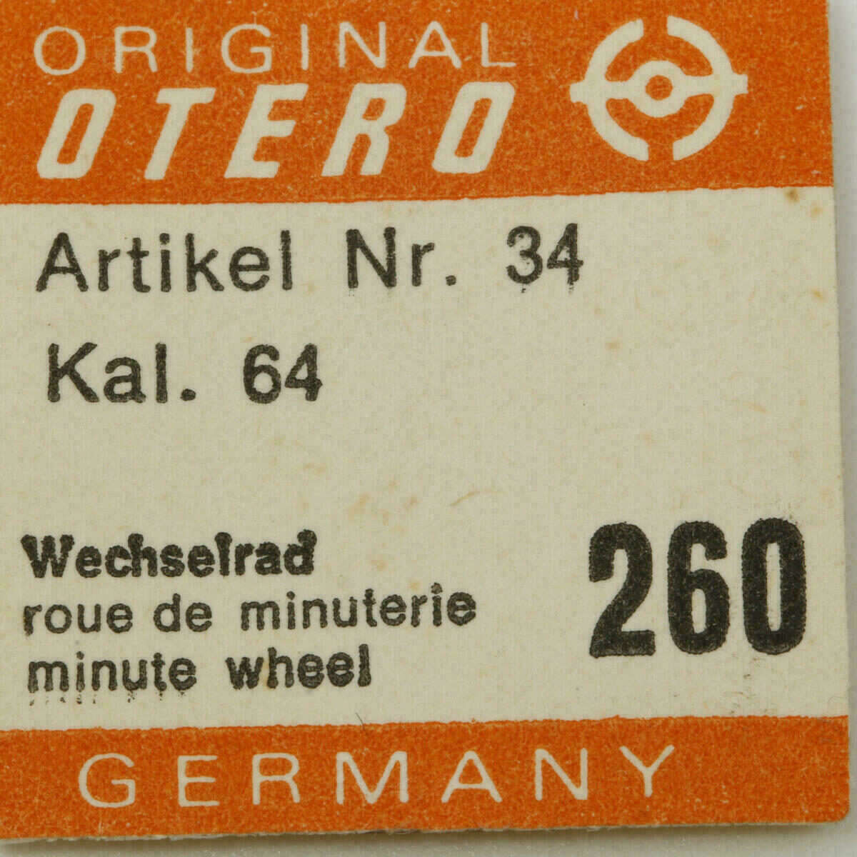 OTERO 46 PART 260 Wechselrad Minute wheel OTERO 62 64 162 70 72 742 236 796 846 – Bild 6