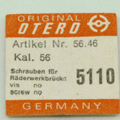 OTERO 56 Part 5110 Schrauben für Räderwerkbrücke, Train wheel bridge screw Vis – Bild 2