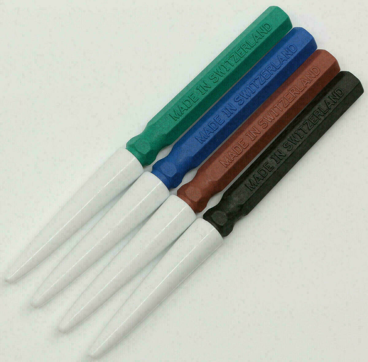 Ölgeber, Ölstift, zum Auftragen von Uhrenöl in 4 Größen SWISS / Oil pins oiler – Bild 2