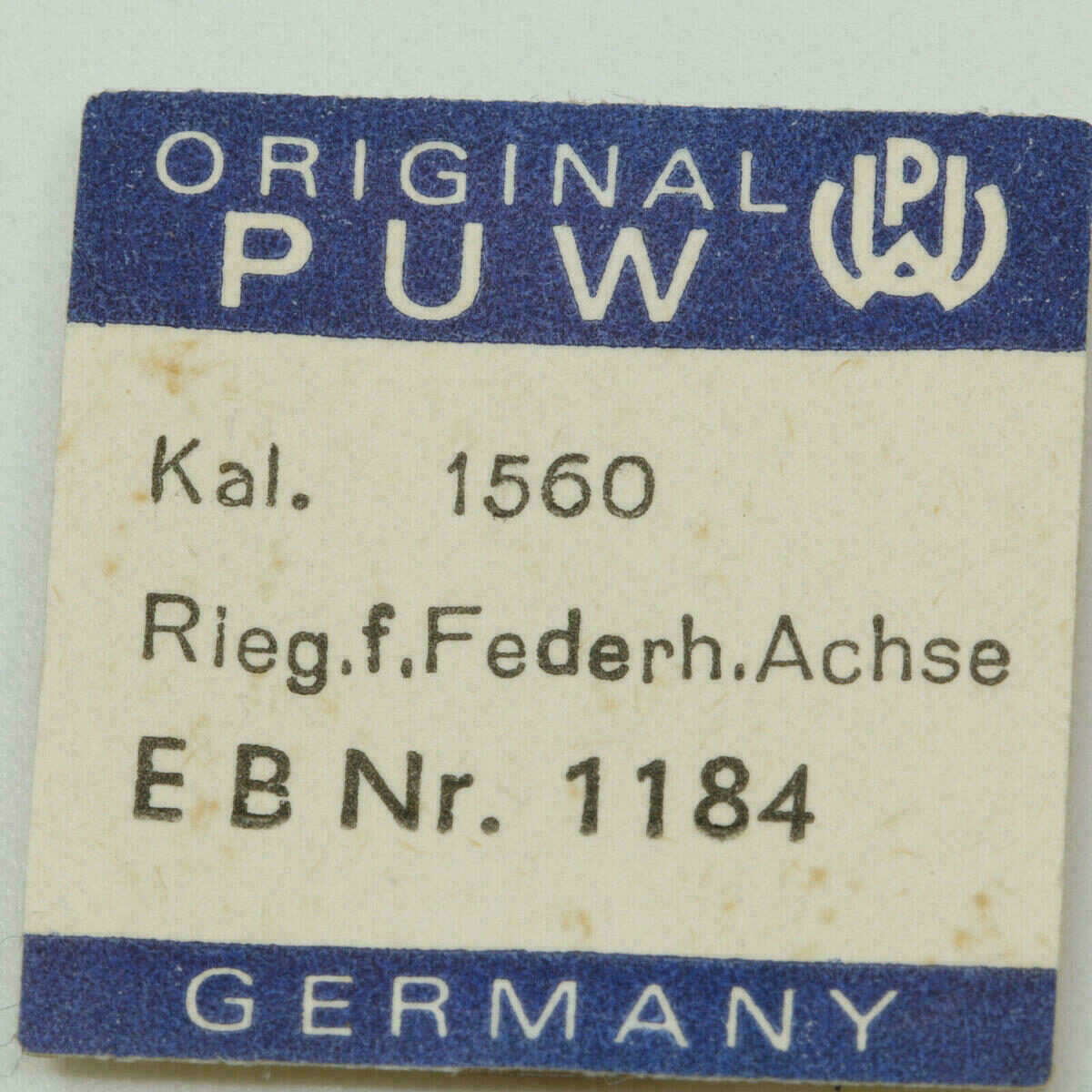 Barrel Bolt for PUW 1560 – Part 1184 – image 2