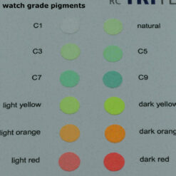 Set DIY Swiss Luminova, polvo luminiscente para agujas de reloj, C1 C3 C5 amarillo naranja – imagen 7