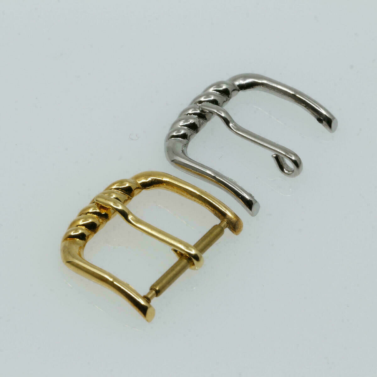 Uhrband Schließe Uhrenarmbandschließe Farbe Gold und Silber 12 Stück NEU, 18mm – Bild 2