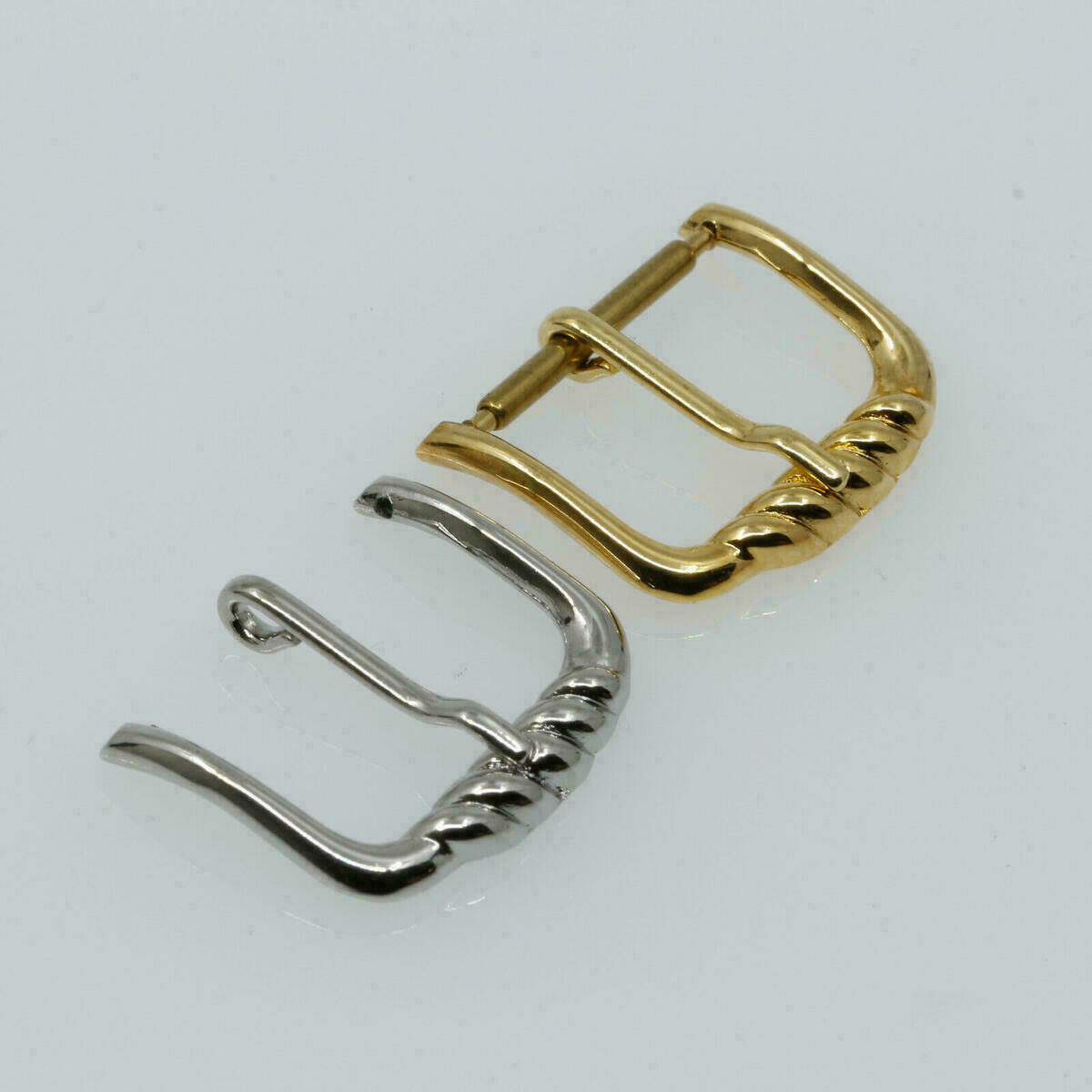 Uhrband Schließe Uhrenarmbandschließe Farbe Gold und Silber 12 Stück NEU, 18mm – Bild 3