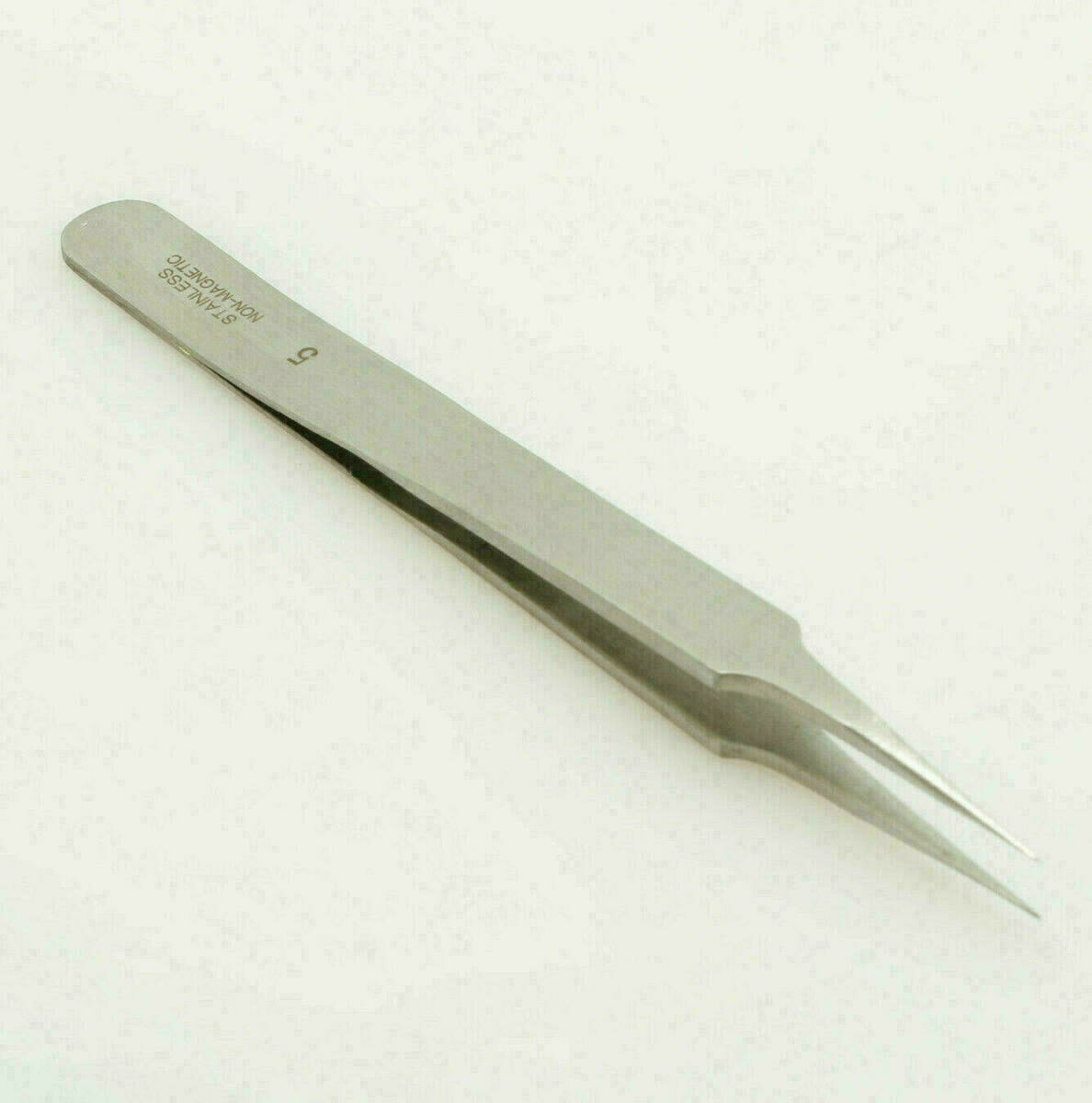 Uhrmacher Pinzetten Set 5 teilig Pinzettensatz Edelstahl Tweezers #2 – Bild 5