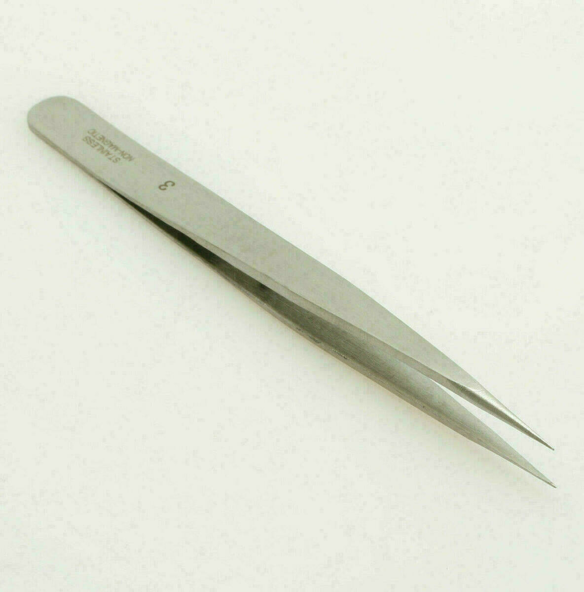 Uhrmacher Pinzetten Set 5 teilig Pinzettensatz Edelstahl Tweezers #2 – Bild 6