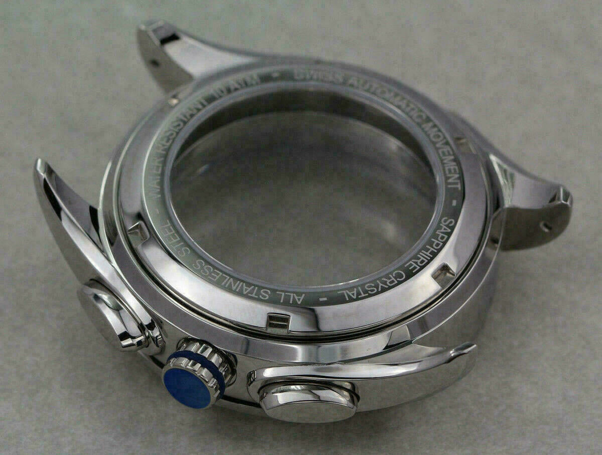 Uhrengehäuse für ETA Valjoux 7750 / 7753 Chronograph Saphirglas 316L 42mm 10 ATM neu – Bild 12