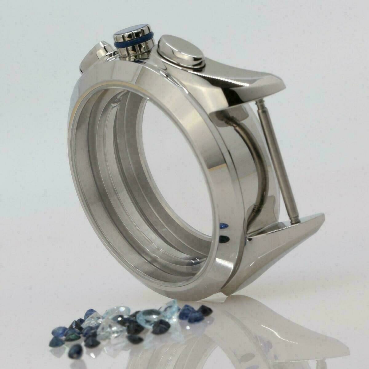 Uhrengehäuse für ETA Valjoux 7750 / 7753 Chronograph Saphirglas 316L 42mm 10 ATM neu – Bild 6