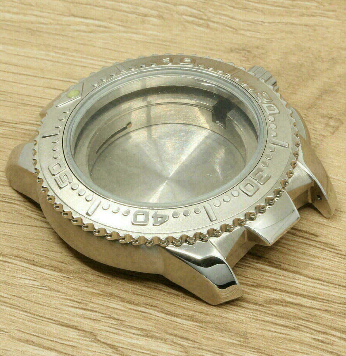 XL WATCH CASE for ETA 2824-2, eingravi 10 ATM 43,3mm UhrengehĂ€use unbranded NOS â Bild 2
