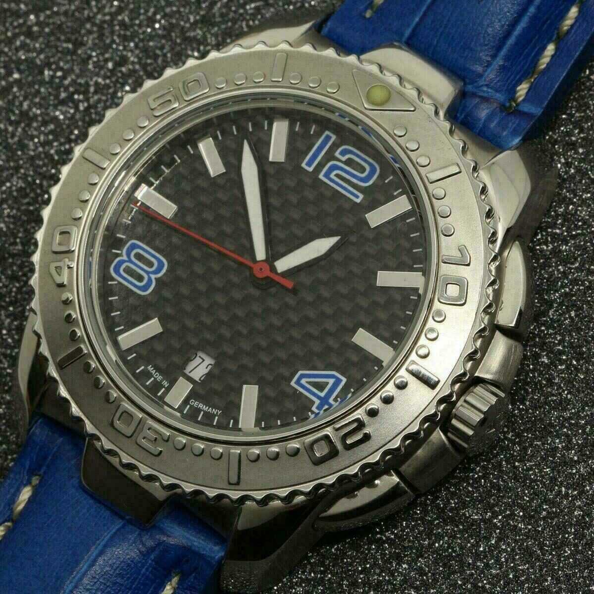 XL WATCH CASE for ETA 2824-2, eingravi 10 ATM 43,3mm UhrengehĂ€use unbranded NOS â Bild 9