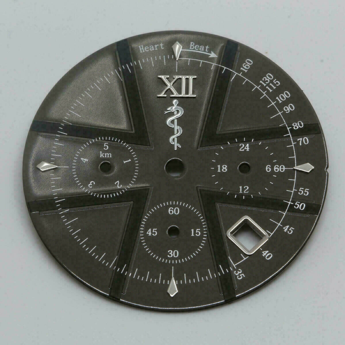 Zifferblatt für MIYOTA OS 20, OS 25 / Chrono Watch Dial OS20 Ø30,0mm #26SNAKE – Bild 3