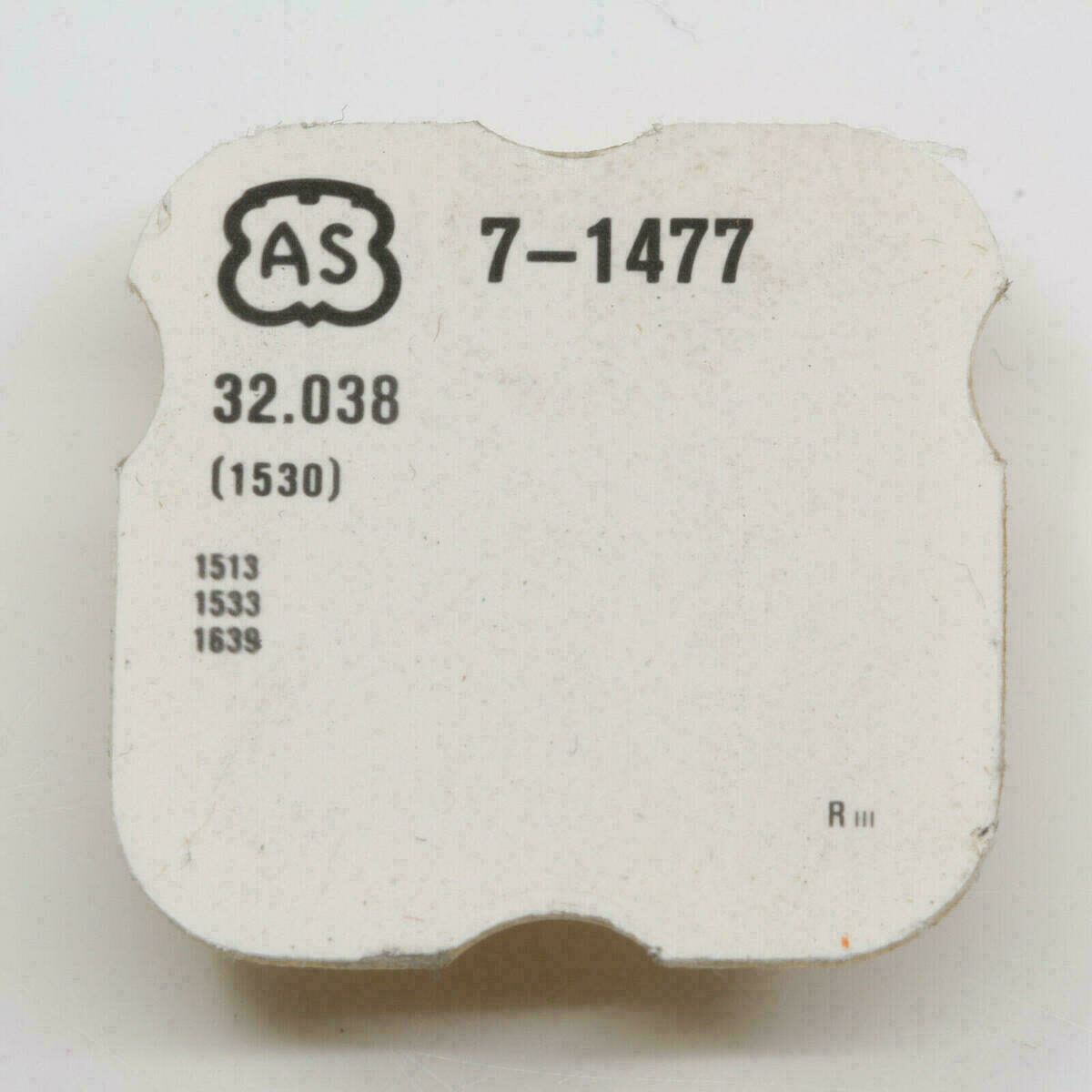 Roue-cliquet additionnelle AS 1477 Part 1530 – pour AS 1513, 1533, 1639