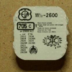 ETA 2600 PART 705 C, Ankerrad, Escape Wheel, rou d'ancre ETA 2602, 2608 2639 NOS