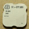 Part 260 Minute Wheel for ETA 277.001, AS 577.301 – NOS
