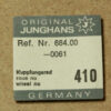 Winding Pinion JUNGHANS 684.00 Part 410 – NOS