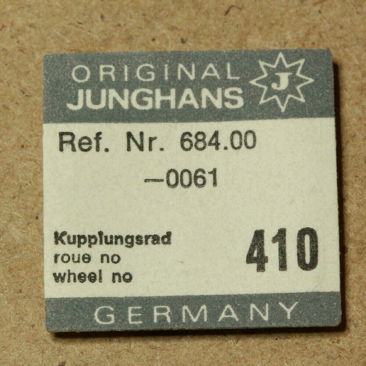 Pignon de remontoir Junghans 684.00 Part 410 – NOS