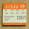 OTERO 62 Hebelscheibe Part 730/1 Doppelscheibe