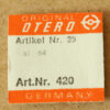 OTERO 64 Kronrad - NOS Teil 420 für Uhrmacher