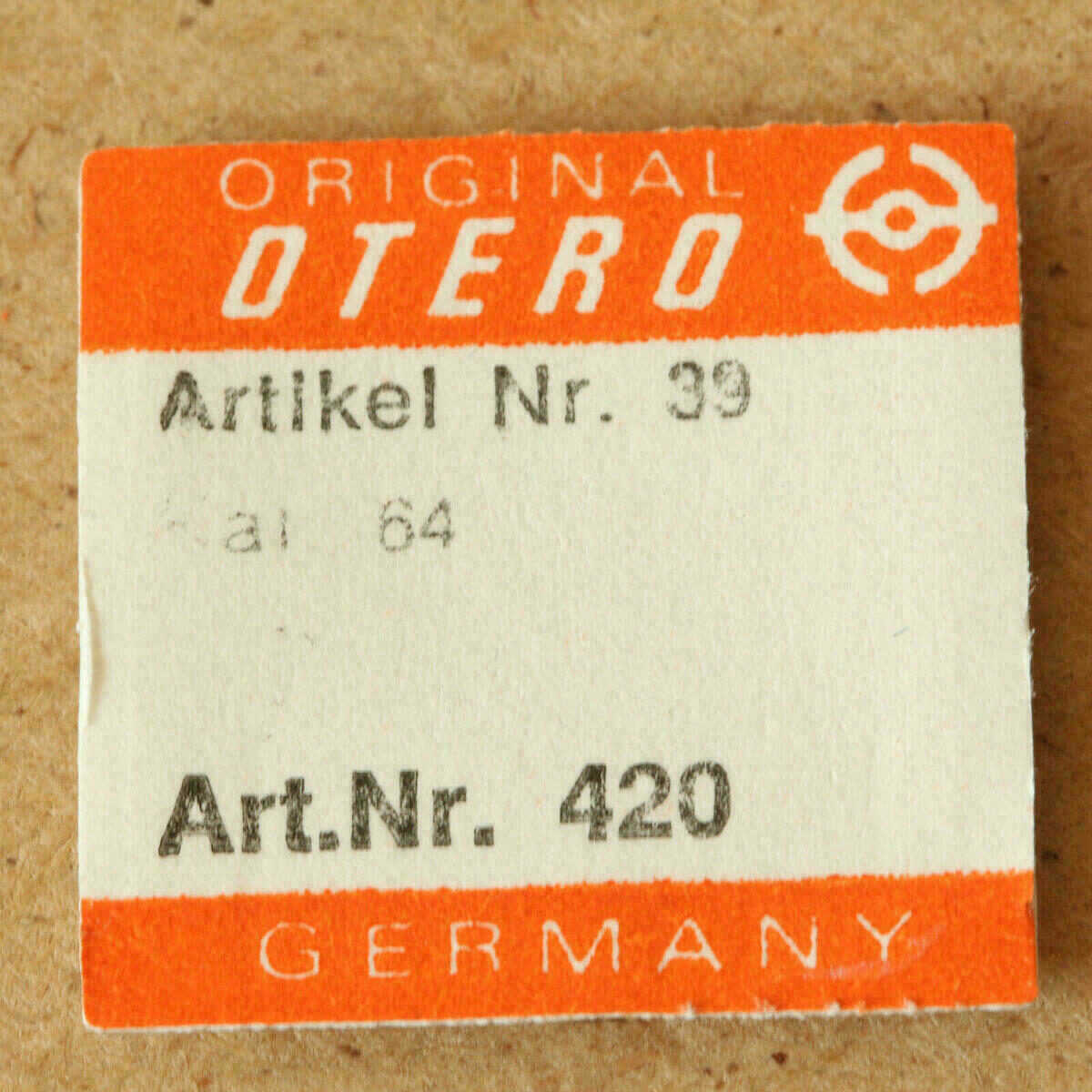 OTERO 64 Part 420, Kronrad, crown wheel, OTTO EPPLE NOS