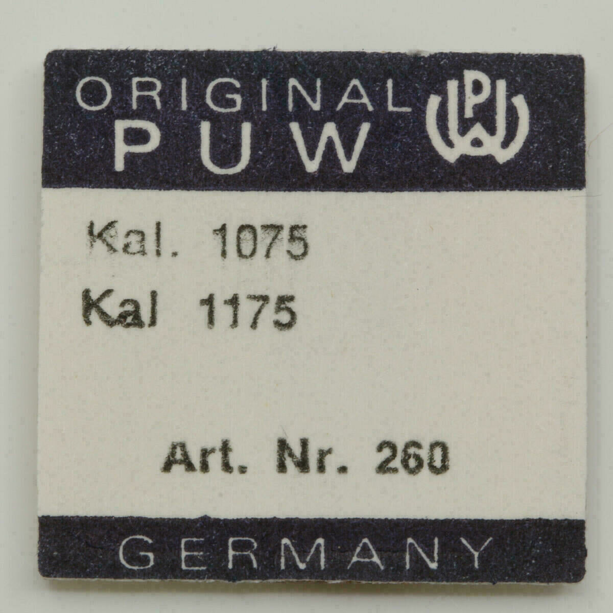 Minute Wheel for PUW 1075, 1175 – Part 260 – NOS