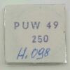 PUW 49 Stundenrad Part 250 NOS Ersatzteil H.098