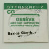 CG GENEVE Kunststoff- Uhrglas Sternkreuz extra flach