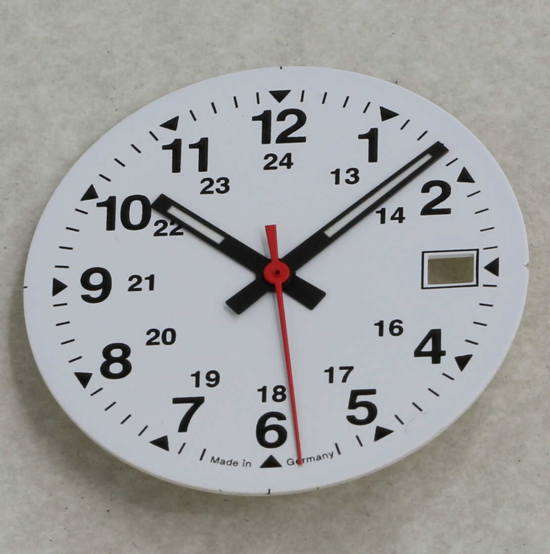 Zifferblatt und Zeigersatz für ETA 2824-2 29.5mm 9/13/13mm BGW9 roter Sekundenzeiger