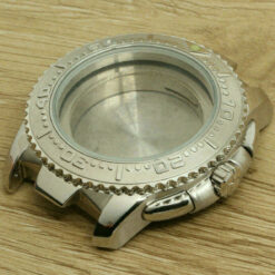 XL WATCH CASE for ETA 2824-2, eingravi 10 ATM  43,3mm Uhrengehäuse unbranded NOS