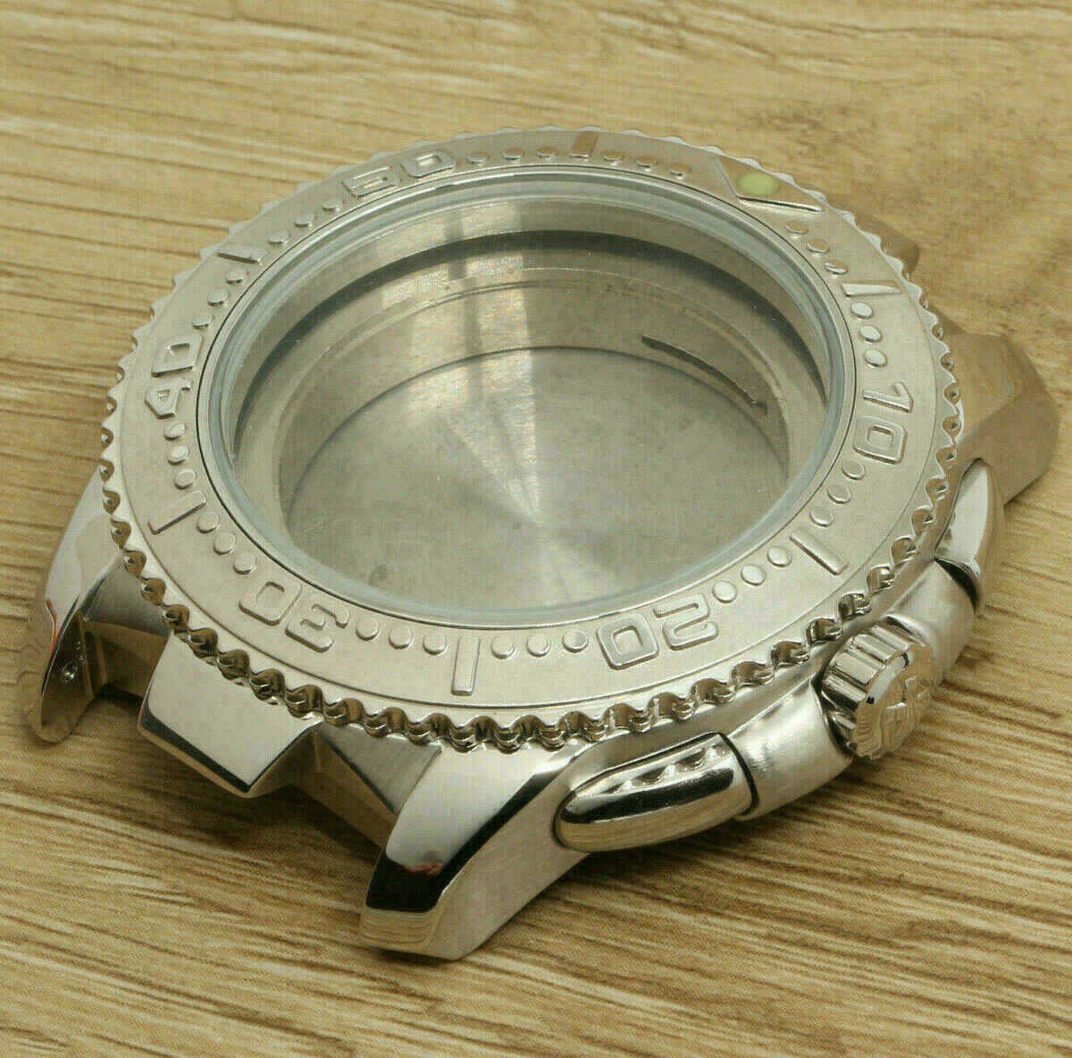 XL WATCH CASE for ETA 2824-2, eingravi 10 ATM 43,3mm UhrengehÀuse unbranded NOS
