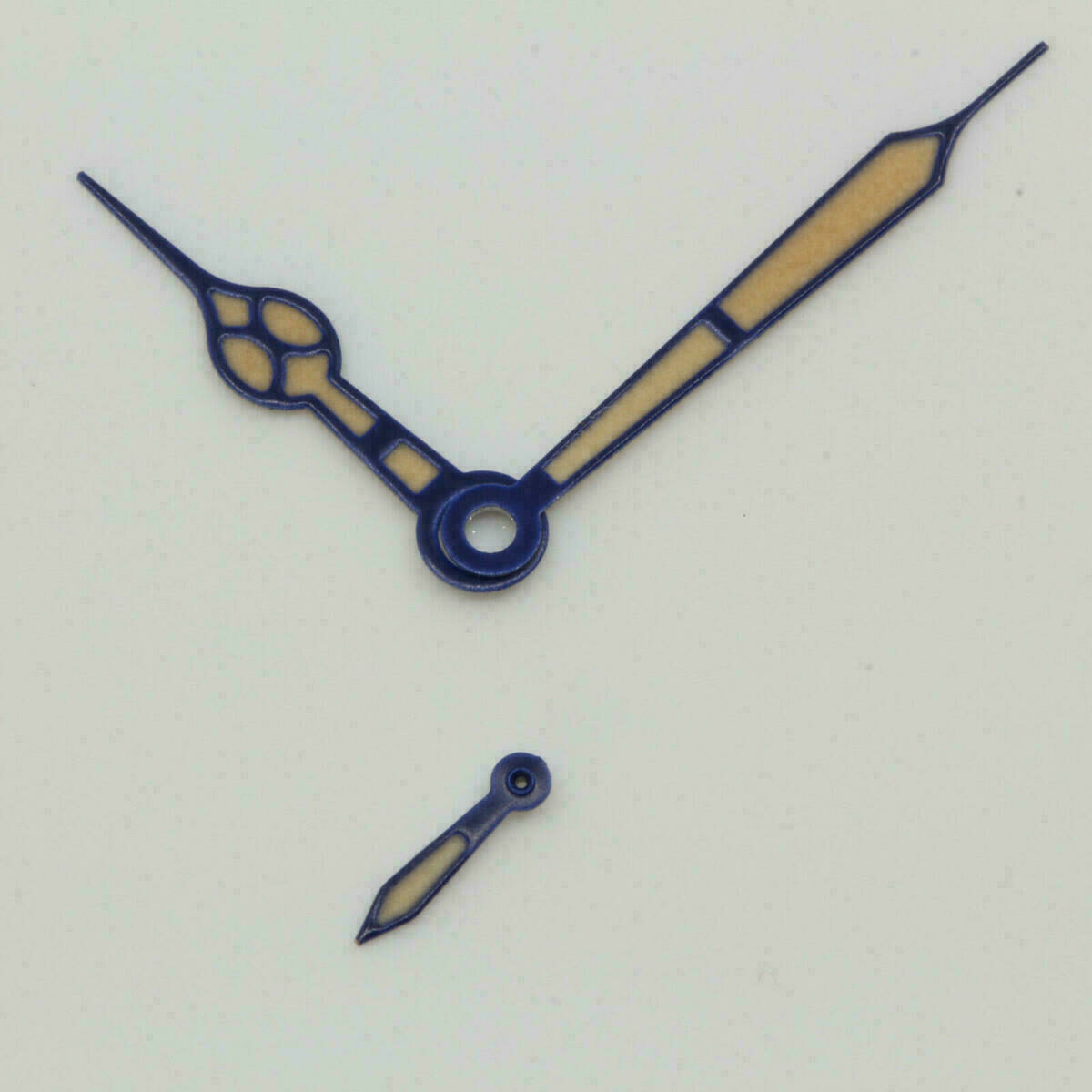 Zeiger für ETA 6497 6498 12,5/17/5mm / Hands Superluminova AIGUILLES paintedBLUE