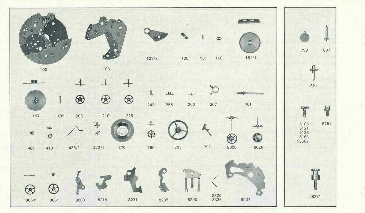 Bettlach EB 8423 PART 8080 innesto, montato; EB 8429 - NOS - – immagine 3