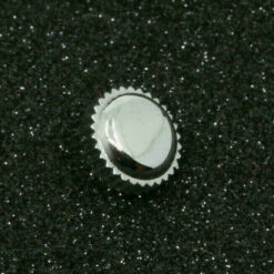 Krone Aufzugskrone wasserdicht mit Dichtung verchromt 4.0 bis 6 mm watch crown – Bild 2