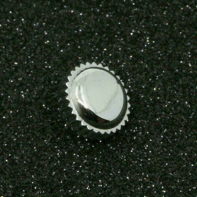 Corona de remontuar resistente al agua con junta, cromada, 4.0 a 6 mm – imagen 2
