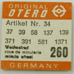 OTERO 25 PART 260 Wechselrad, Minute wheel OTERO 27 56 37 39 1371 40 140 401 441 – Bild 4