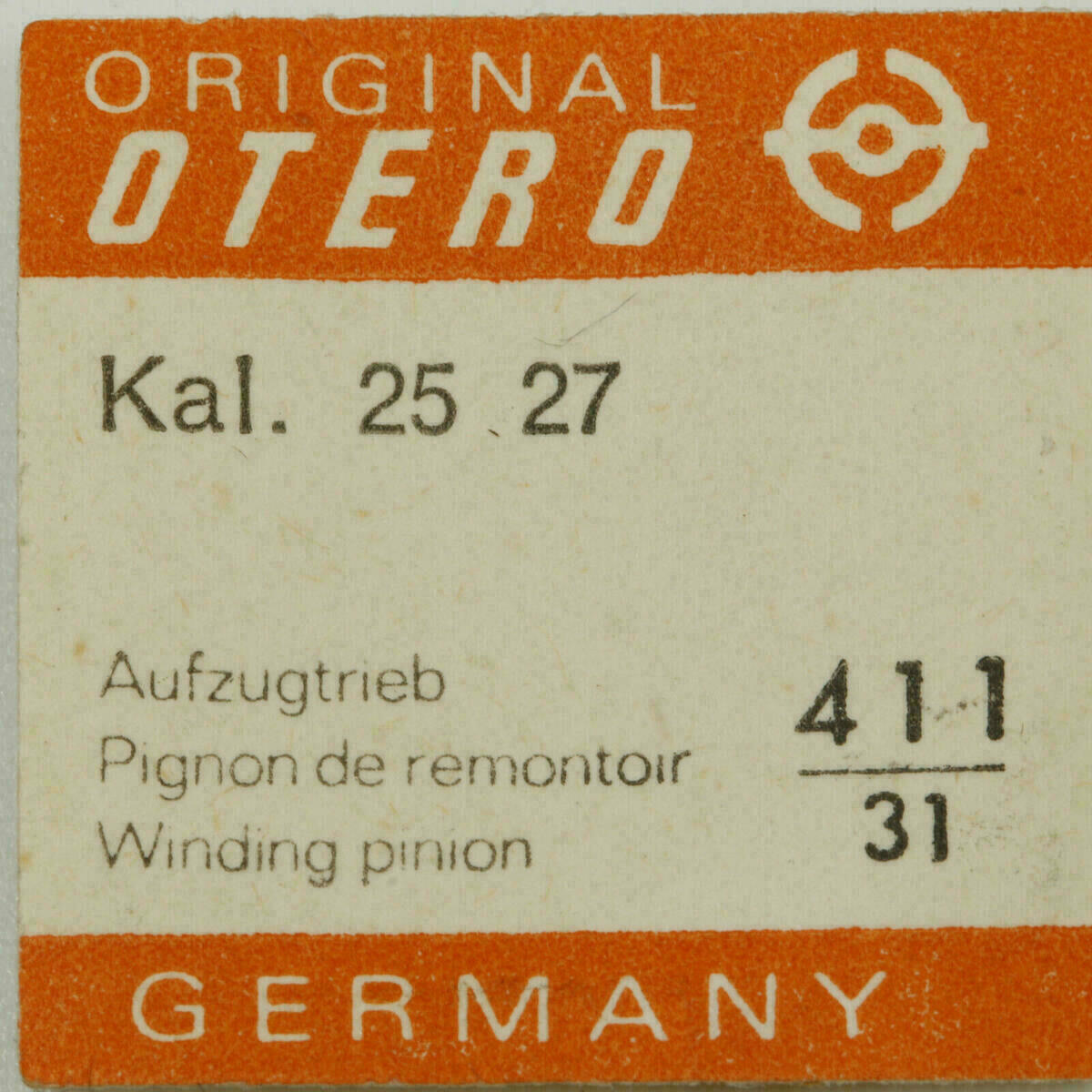 OTERO 25 PART 411 Auzugtrieb Pignon de remontoir OTERO 27 44 46 144 146 441 1441 – Bild 2