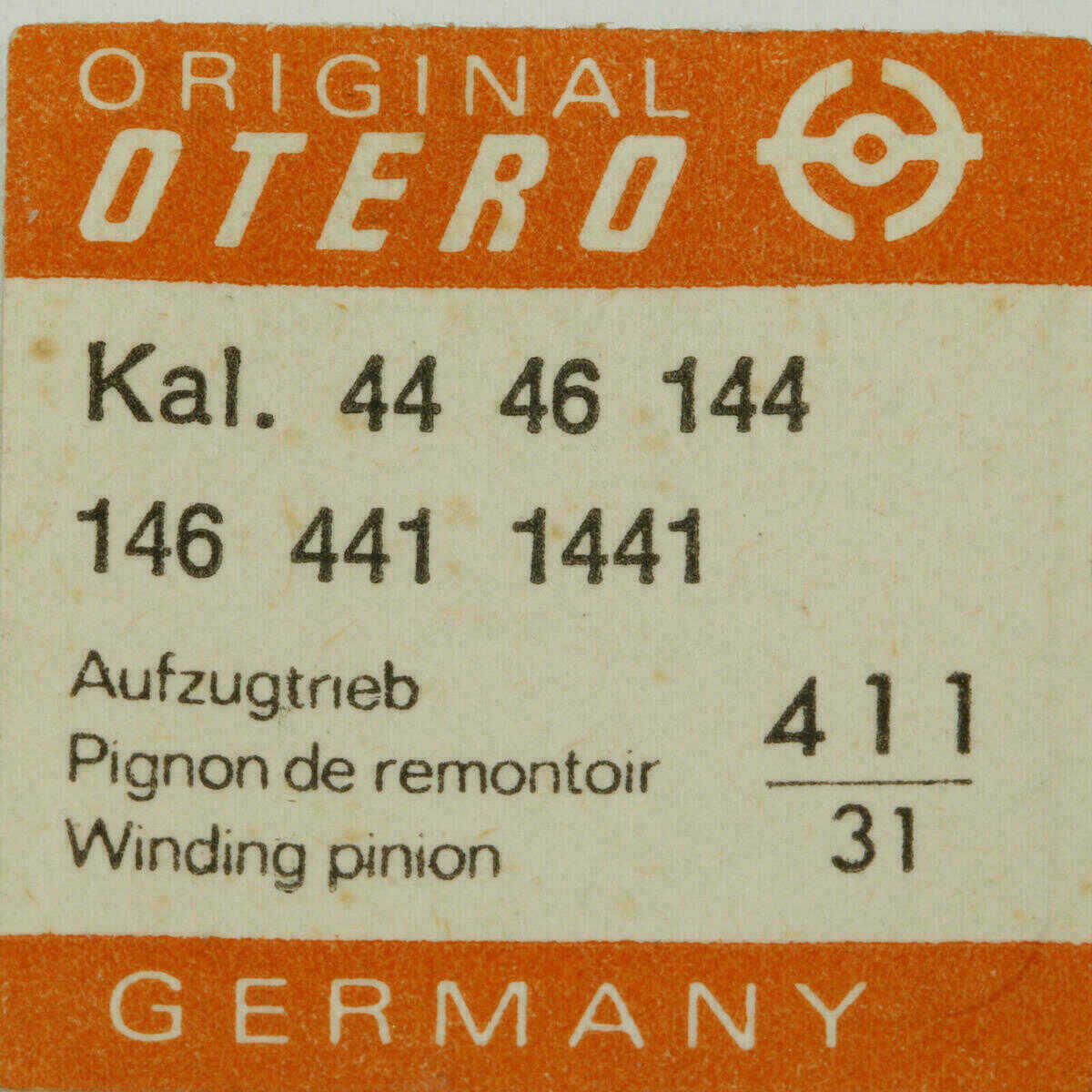 OTERO 25 PART 411 Auzugtrieb Pignon de remontoir OTERO 27 44 46 144 146 441 1441 – Bild 4