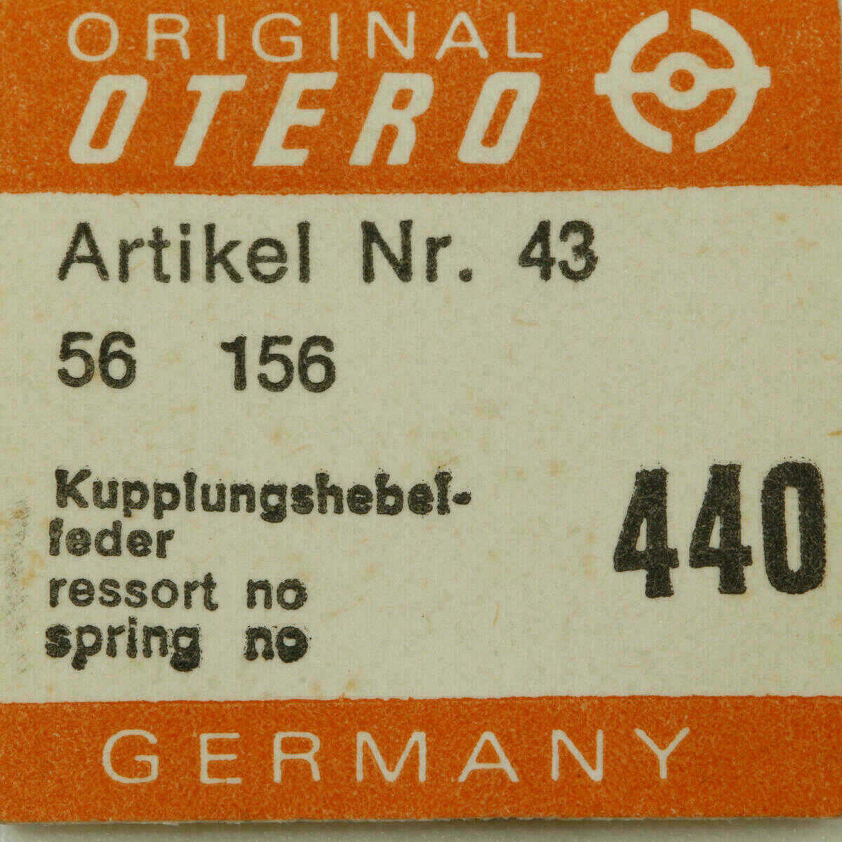 Yoke Spring for OTERO 37, 44, 56, 62, 156, 162, 262, 362, 801 – Part 440 – image 6