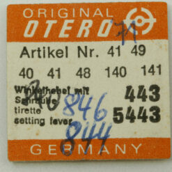 Setting Lever and Screw for OTERO 40, 44, 46, 48, 56, 846 – Part 443 and 5443 – image 4