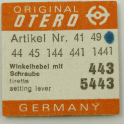 Setting Lever and Screw for OTERO 40, 44, 46, 48, 56, 846 – Part 443 and 5443 – image 7
