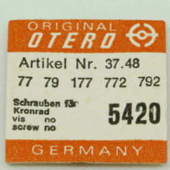 OTERO 56 Part 5420 Schrauben für Kronrad screw for OTERO 62 64 70 77 – Bild 10